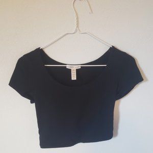 Black Crop Top